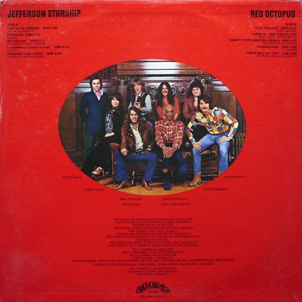 Jefferson Starship - Red Octopus