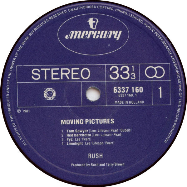 Rush - Moving Pictures