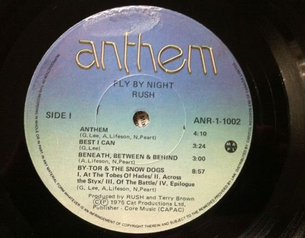 Rush - Fly By Night