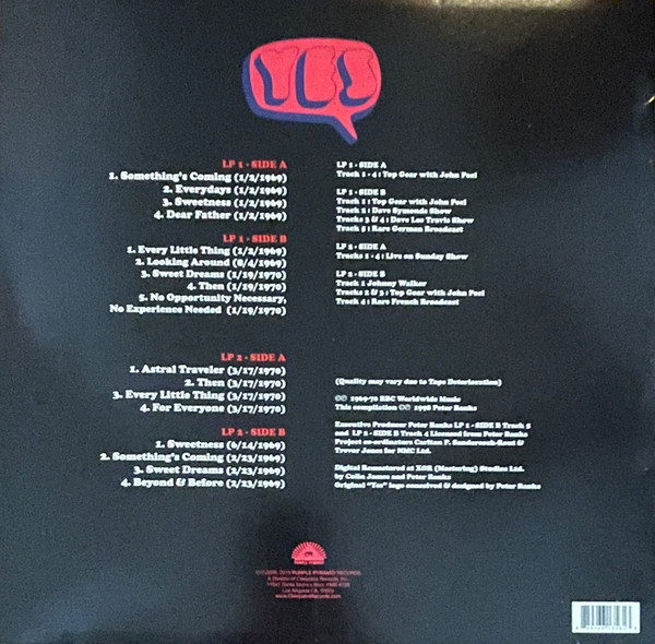 Yes - The BBC Recordings 1969 - 1970 (2 LP)