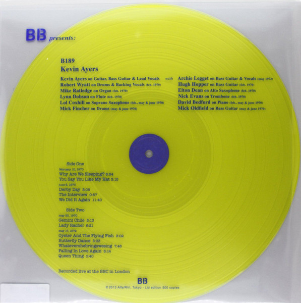 Kevin Ayers - Live at the BBC London