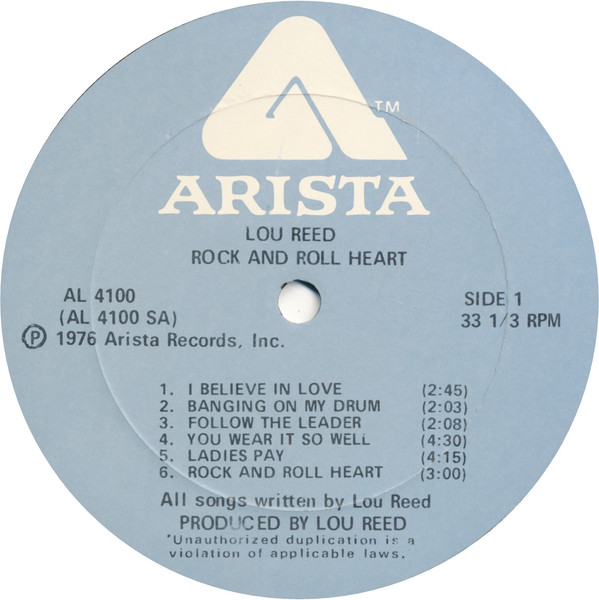 Lou Reed - Rock and Roll Heart
