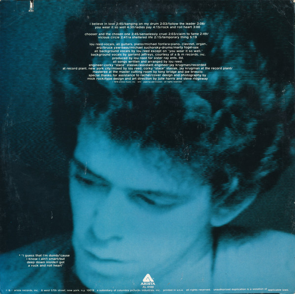 Lou Reed - Rock and Roll Heart