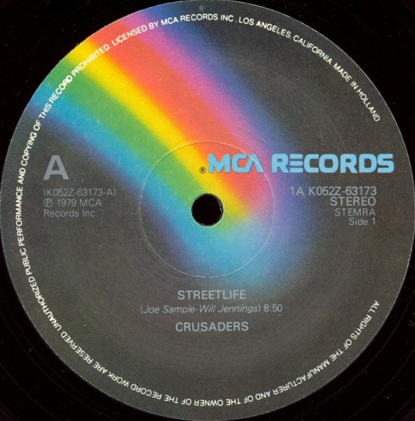 12" | Crusaders - Street Life (special Full Length US Disco Mix)
