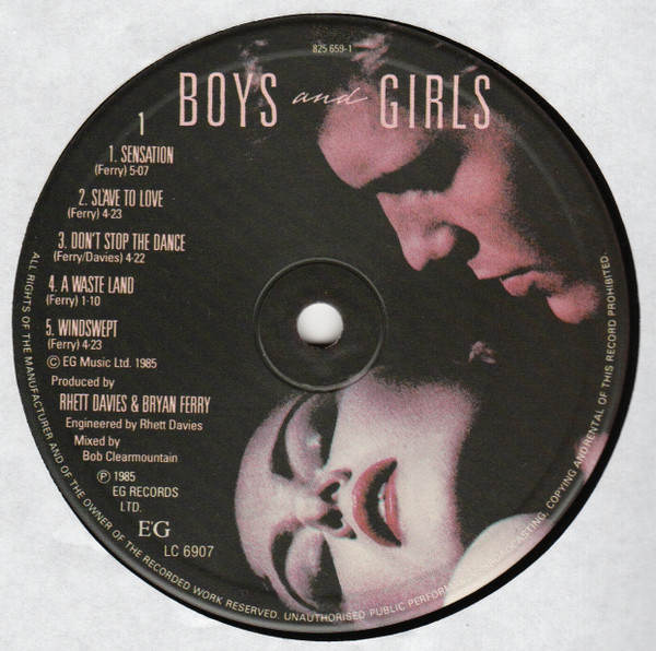 Bryan Ferry - Boys and Girls