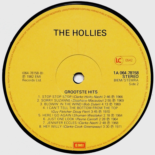 The Hollies - Grootste Hits