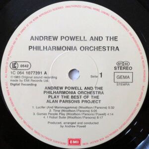 Andrew Powell and the Philharmonia Orchestra - Plays the best of the Alan Parsons Project - Afbeelding 2