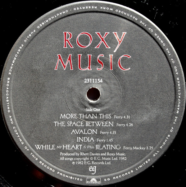 Roxy Music - Avalon