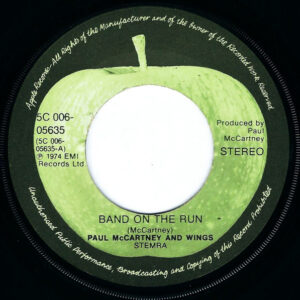 7" | Paul Mc Cartney and Wings - Band on the Run / Nineteen Hundred and Eighty Five - Afbeelding 1