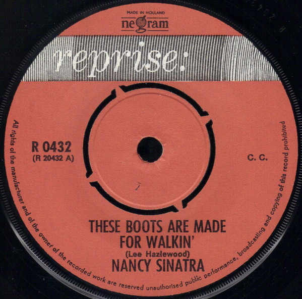 7" | Nancy Sinatra - These Boots are Made for Walkin' / The City never Sleeps