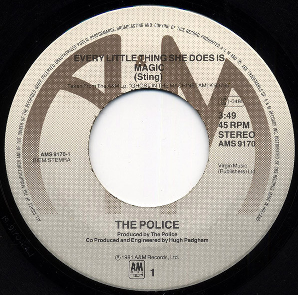 7" | The Police - Every Little Thing she does is Magic / Shambelle