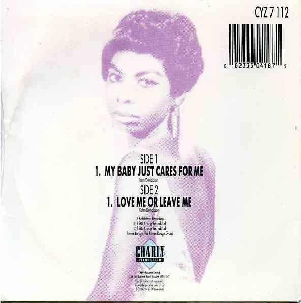 7" | Nina Simone - My Baby just Cares for Me / Love me or Leave Me