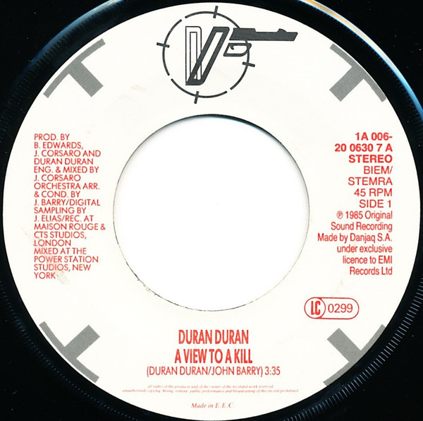 7" | Duran Duran - A View to a Kill / A View to a KIl (That Fatal Kiss)