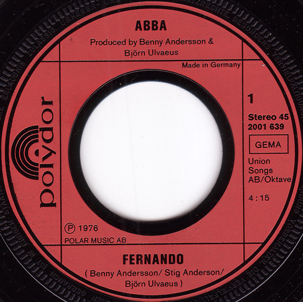 7" | ABBA - Fernando / Tropical Loveland