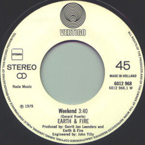 7" | Earth and Fire - Weekend / Answer Me - Afbeelding 2