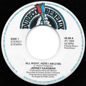 7" | Jerney Kaagman - All Right There I Am / (in a shade of a ) Willow Tree - Afbeelding 2