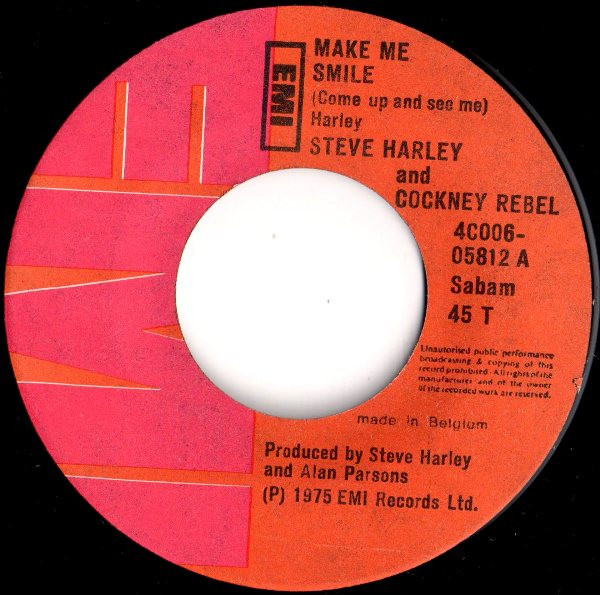 7" | Steve Harley and Cockney Rebel - Make Me Smile (Come up and see me) / Another Journey