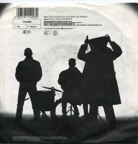 7" | Stereo MC's - Lost in Music (Ultimatum remix) / Early one Morning