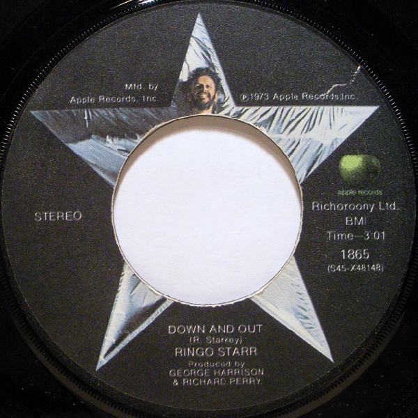 7" | Ringo Starr - Photograph / Down and Out