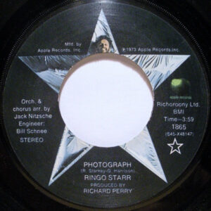 7" | Ringo Starr - Photograph / Down and Out - Afbeelding 3