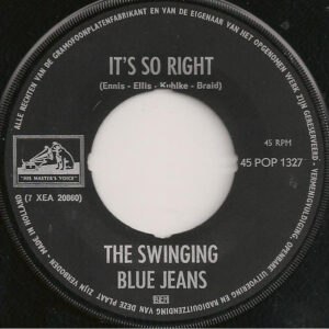7" | The Swinging Blue Jeans - Promise You'll Tell Her / It's So Right - Afbeelding 1