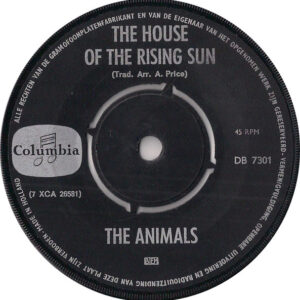 7" | The Animals - The House of the Rising Sun / Talkin' Bout You - Afbeelding 1