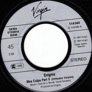7"| Enigma - Mea Culpa part II (Orthodox version) / Mea Culpa part II (Catholic version) - Afbeelding 2