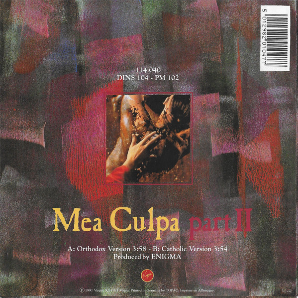 7"| Enigma - Mea Culpa part II (Orthodox version) / Mea Culpa part II (Catholic version)