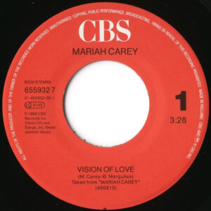 7"| Mariah Carey - Vision of Love / Special Excerpts from the debut release - Afbeelding 2