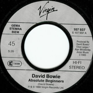 7"| David Bowie - Absolute Beginners / Absolute Beginners (Dub mix) - Afbeelding 2