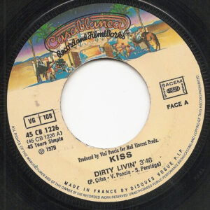 7"| KISS - Dirty Livin' / Sure Know Something - Afbeelding 2