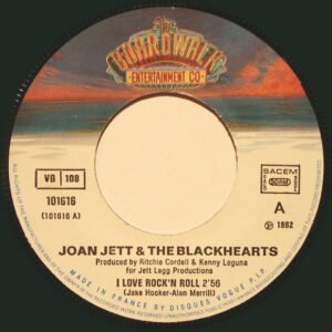 7"| Joan Jett and the Blackhearts - I Love Rock 'n Roll / Love is Pain - Afbeelding 2
