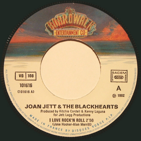 7"| Joan Jett and the Blackhearts - I Love Rock 'n Roll / Love is Pain