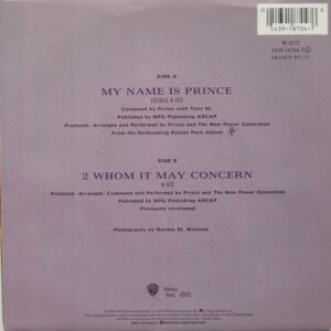 7"| Prince and the New Power Generation -  My Name is Prince / Whom it may Concern - Afbeelding 3