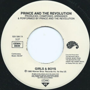 7"| Prince and the Revolution - Girls and Boys / Under the Cherry Moon - Afbeelding 2