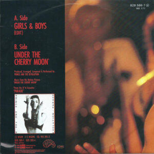 7"| Prince and the Revolution - Girls and Boys / Under the Cherry Moon - Afbeelding 3