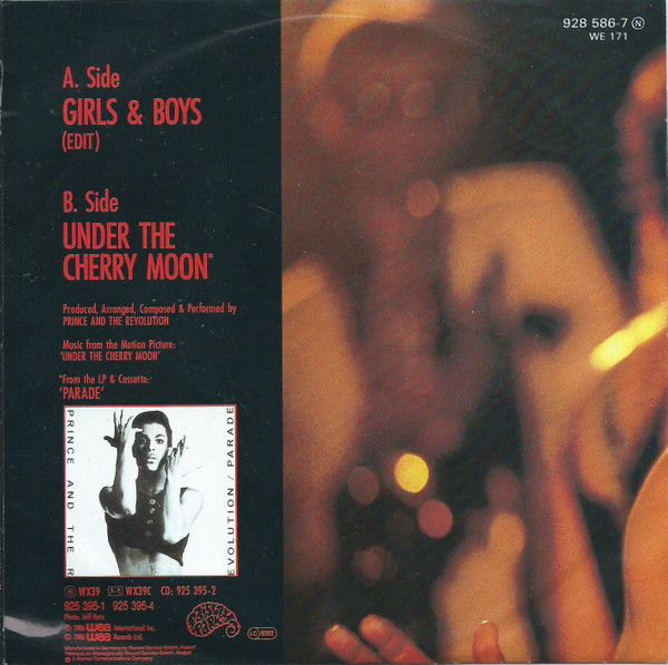 7"| Prince and the Revolution - Girls and Boys / Under the Cherry Moon