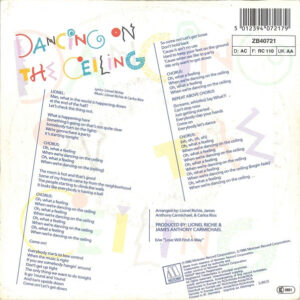 7"| Lionel Richie - Dancing on the Ceiling - Afbeelding 3