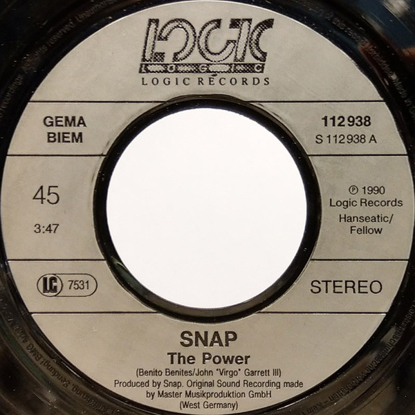 7"| SNAP - The Power/  The Power (Dub)