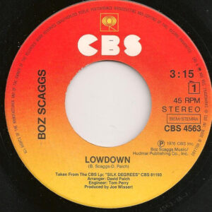7"| Boz Scaggs - Low Down / Jump Street - Afbeelding 2