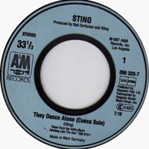 7"| Sting - They Dance Alone (Cueca solo) / If You There - Afbeelding 2