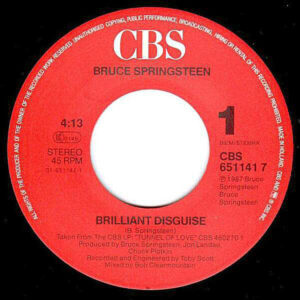 7" | Bruce Springsteen - Brilliant Disguise / Lucky Man - Afbeelding 2