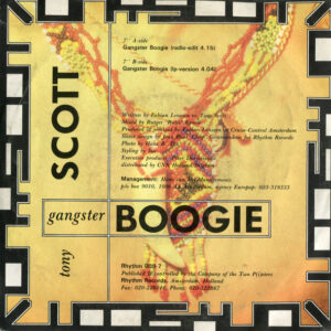7" | Tony Scott - Gangster Boogie (radio edit) / Gangster Boogie (LP version) - Afbeelding 3