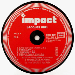 Jaques Brel - Jaques Brel - Afbeelding 2