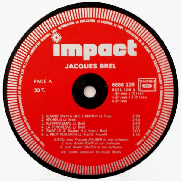 Jaques Brel - Jaques Brel