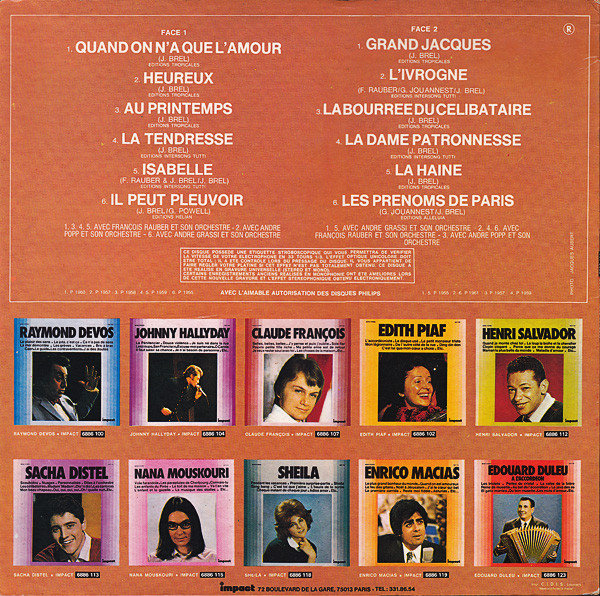 Jaques Brel - Jaques Brel
