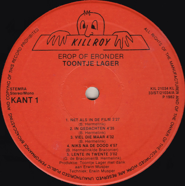 Toontje Lager - Er op of er onder