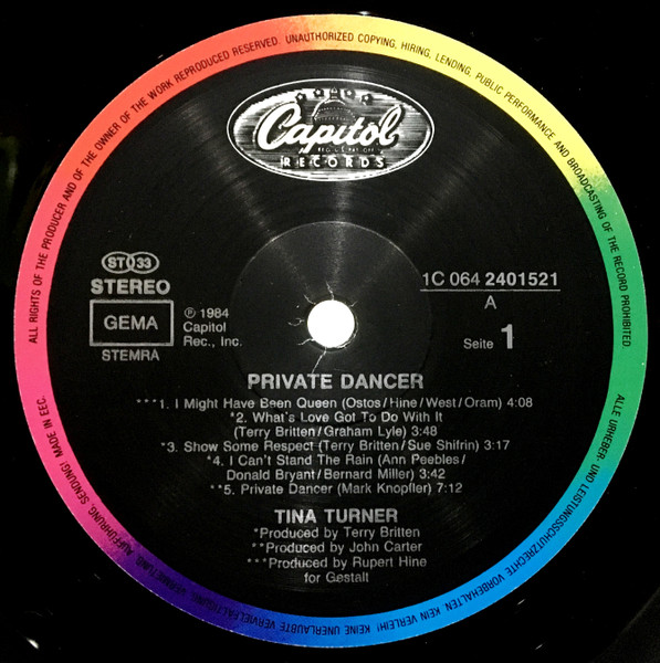 Tina Turner - Private Dancer