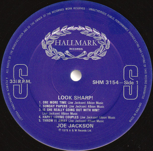 Joe Jackson - Look Sharp