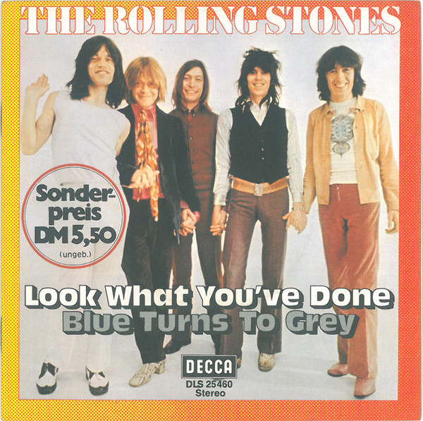 7" | The Rolling Stones - Look What You've Done / Blue Turns to Grey (booklet Sleeve)